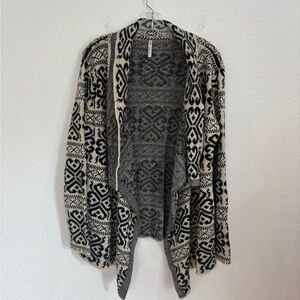 Kate Collection Print Cardigan Sweater